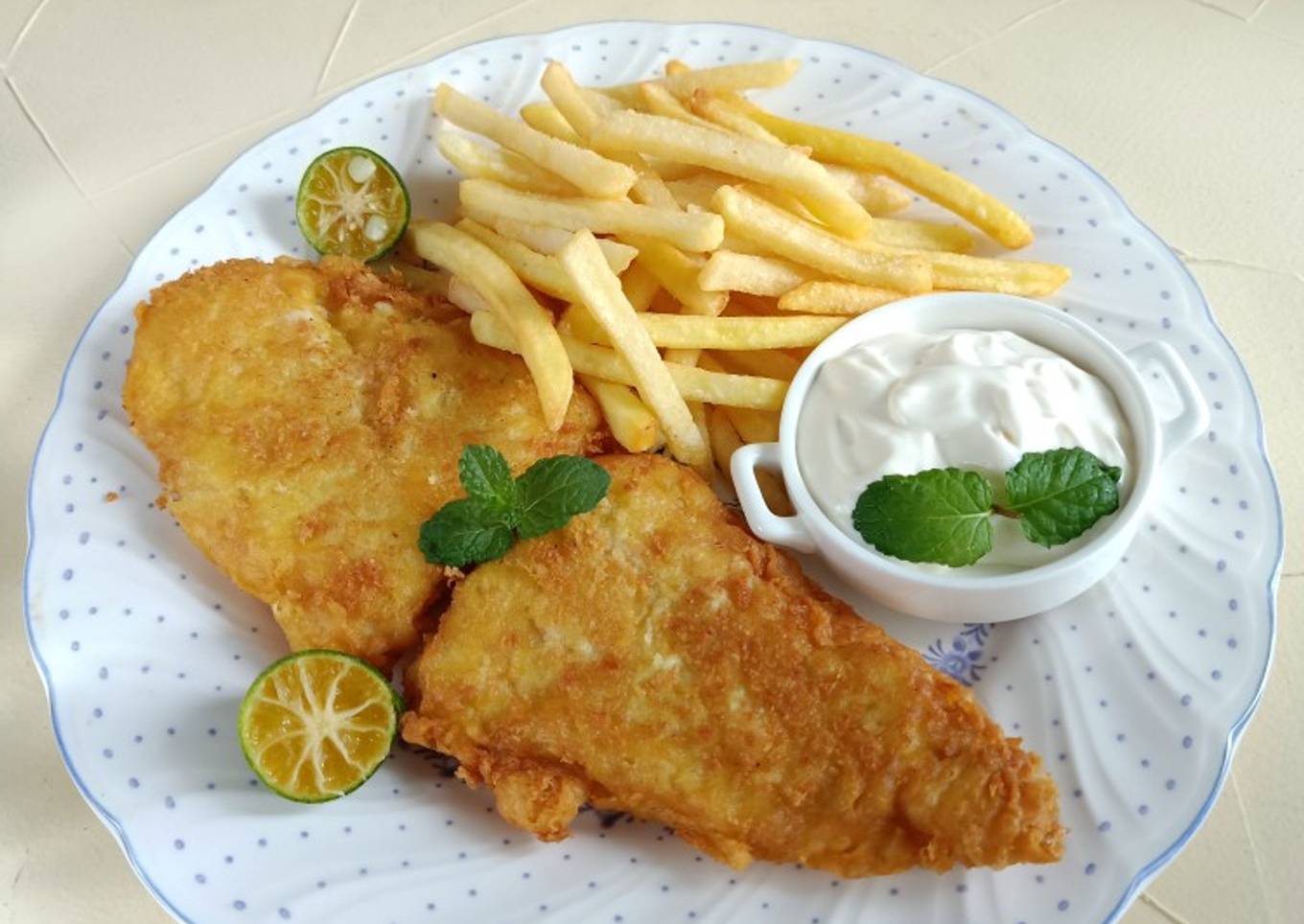 Fish n Chips Homemade