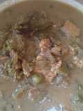 Sayur lumbu (batang talas)