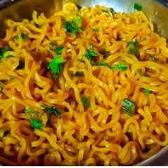 Dry Masala Maggi A picture of Dry Masala Maggi.