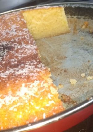 صورة لوصفة بسبوسة بالجوز الهند