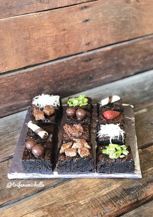 Foto resep Fancy Brownies Panggang🌺