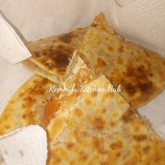 A picture of Homemade Quesadillas #mykidsfavouritedish.