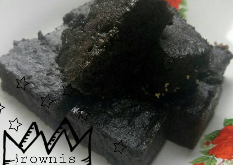 Resep Brownis kukus Oreo Anti Gagal