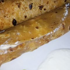 Potato Chicken Paratha Roll A picture of Potato Chicken Paratha Roll.