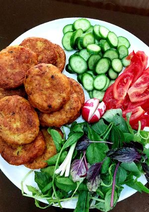 عکسی از دستور کوکو سیب زمینی