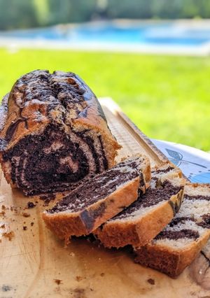 Una foto de Budin marmolado 🍫