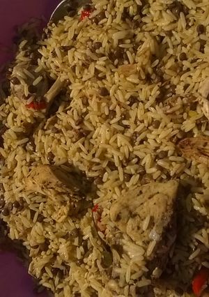 A picture of Mzansi breyani.