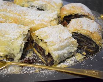 Fresh, Prepare Recipe Poppyseed strudel Savory Delicious