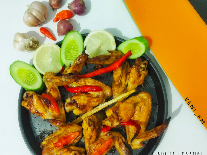 Resep Garlic Lemon Chicken Wings Anti Gagal