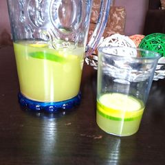 Cucumber and ginger drink A picture of Cucumber and ginger drink.