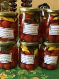 Tomates aux piments jaunes, thym, laurier et cardamome