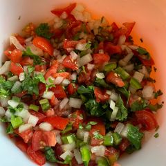 A picture of Fresh Pico de Gallo.