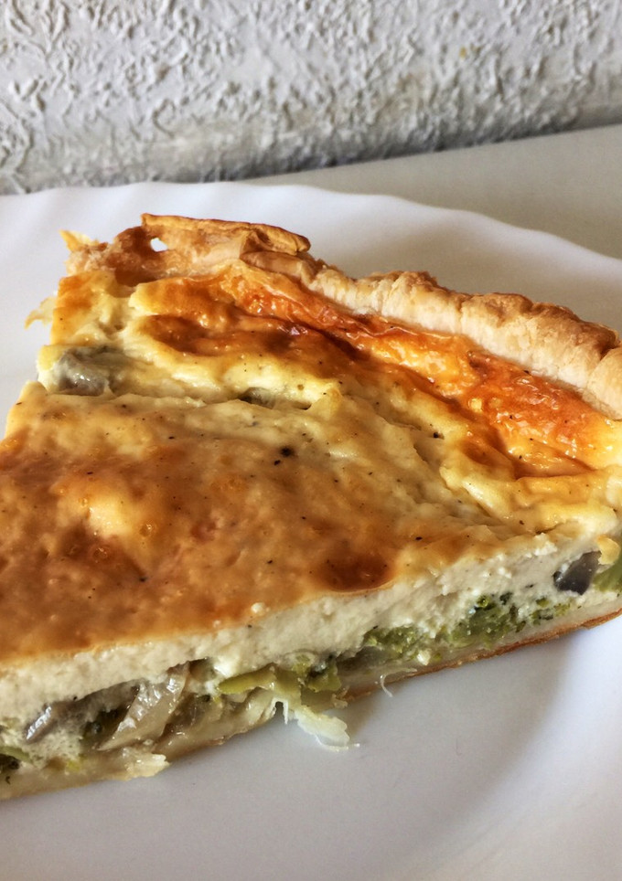 Una foto de Pastel de brócoli