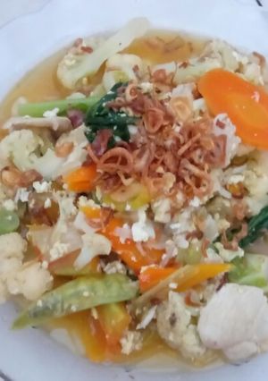 Foto resep Capjay sederhana u/ makan siang paksu #DEBM