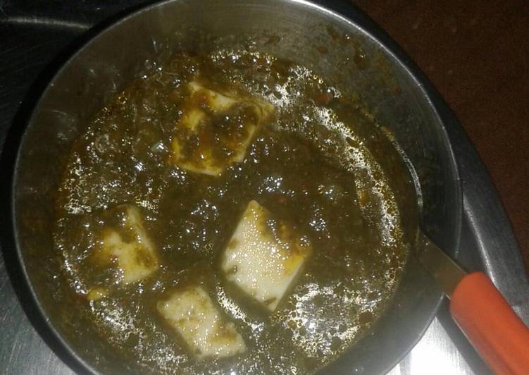 Recipe of Quick Palak paneer