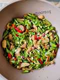 Tumis Jamur Kancing Buncis