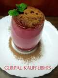Bloody rose milkshake