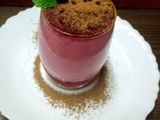 Bloody rose milkshake