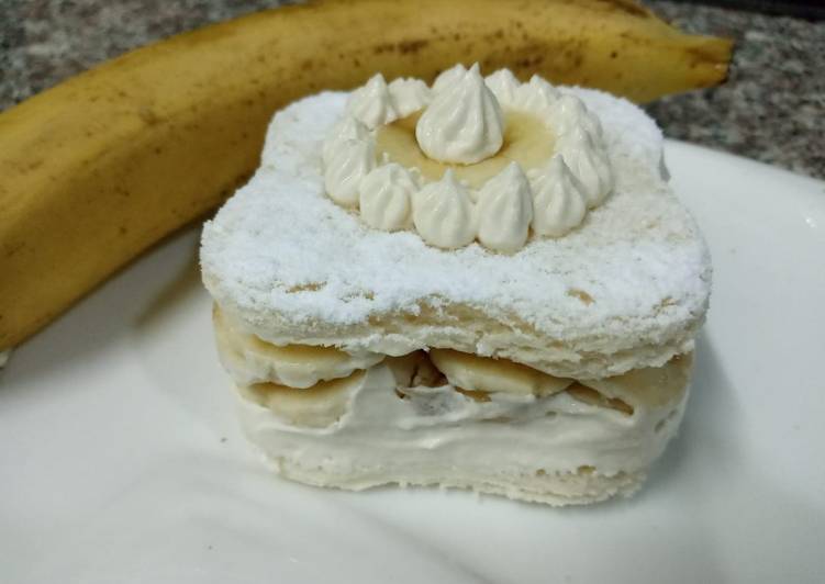 Bread�?� Banana�?� cream cheese dessert