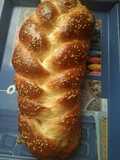 Pan challah en trenza de 5 cabos