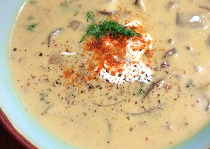 Recipe of Favorite Hungarian Mushroom Soup