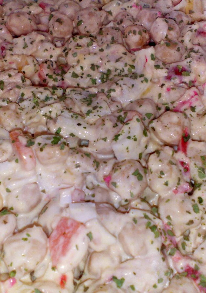 Una foto de Ensalada de garbanzos