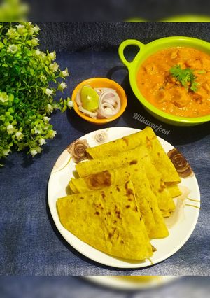 A picture of Gatte Ki Sabji.