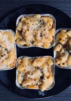 Foto resep Macaroni Schotel Bolognese Keju (kukus)