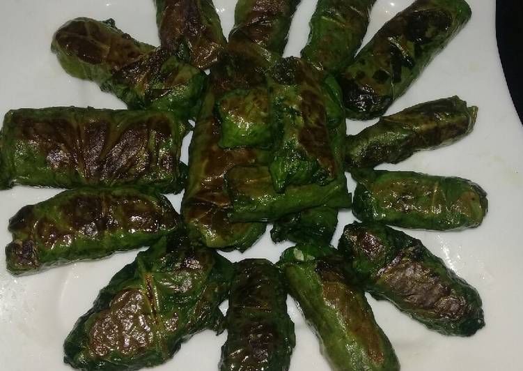 سلق محشي ممممم بنة 😋
