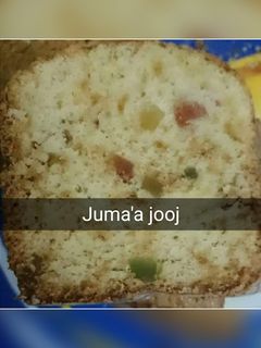 صورة لوصفة كيكة الفواكة المجففة