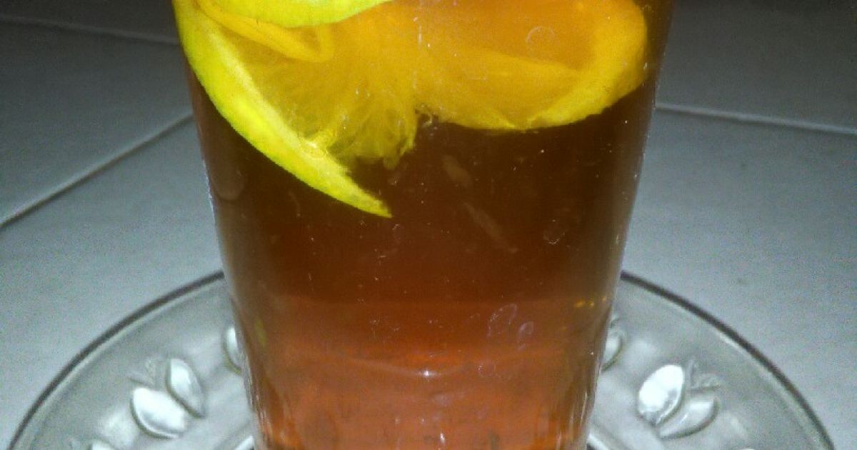 Day 28 : Lemon tea panas (menu buka puasa)