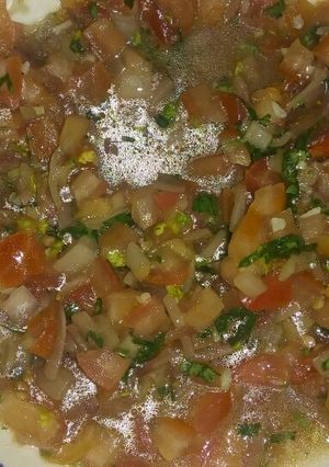 Una foto de Pebre de ají y cebolla en escabeche