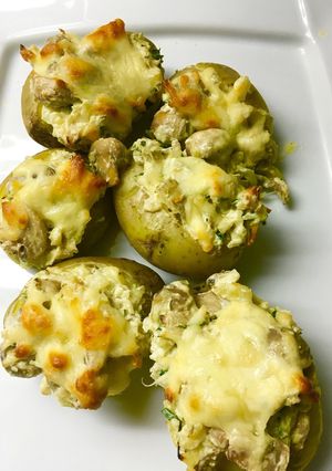 Una foto de Papas rellenas