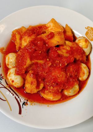 Foto resep Sambal Telor Puyuh dan Tahu