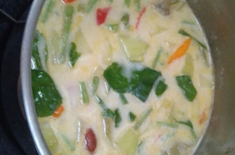 Bagaimana Menyiapkan Lodeh bahan sayur asem yang Enak Banget