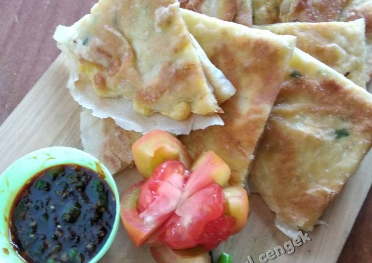 Resep Martabak Telur Mini Sambal Cengek Anti Gagal