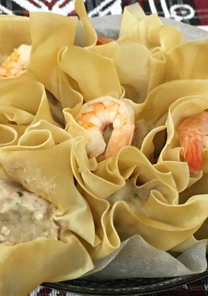 A picture of Tofu Skin Shumai.