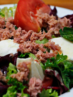 Una foto de Ensalada de Burrata