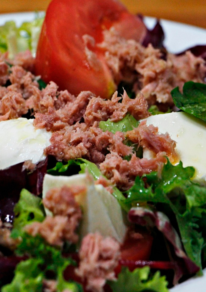 Una foto de Ensalada de Burrata