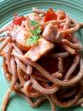 Spaghetti alla chitarra con pesce spada