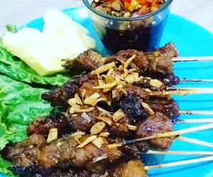 Resep mudah Sate Kambing Praktis Enak