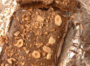 Una foto de Barra de chocolate rellena (Gluten free)