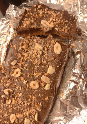 Una foto de Barra de chocolate rellena (Gluten free)