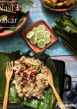 Foto resep Nasi Liwet Bakar isi cumi