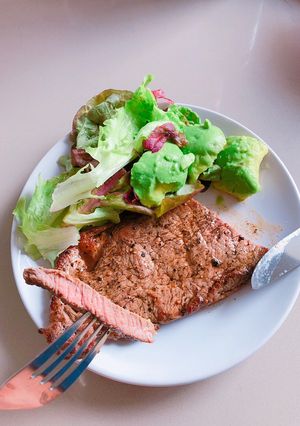 A picture of How to make tasty steak in 6 minutes.