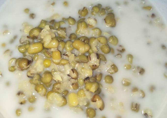 Langkah Mudah untuk Membuat Bubur kacang ijo metode rebus 5.30.7 fibercreem, Enak