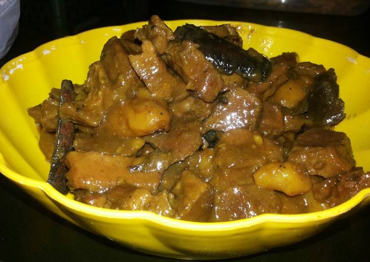 Bistik Sapi Kentang ala wong jowo