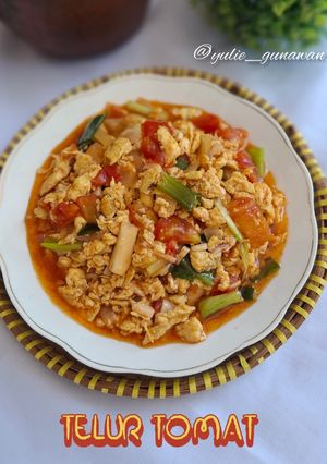 Foto resep Telur Tomat / Fan Qie Chao Dan 番茄炒蛋