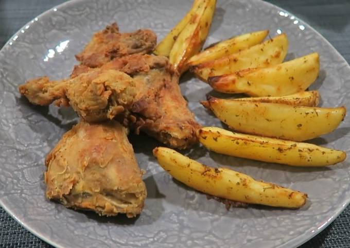 Ayam goreng arab (Arabic Fried Chicken)