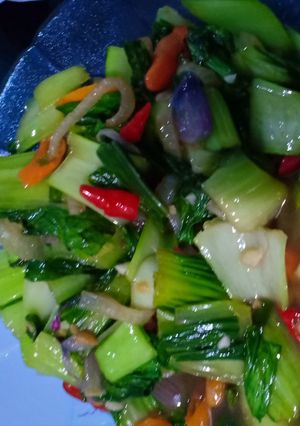 Foto resep Tumis pakcoy pedas